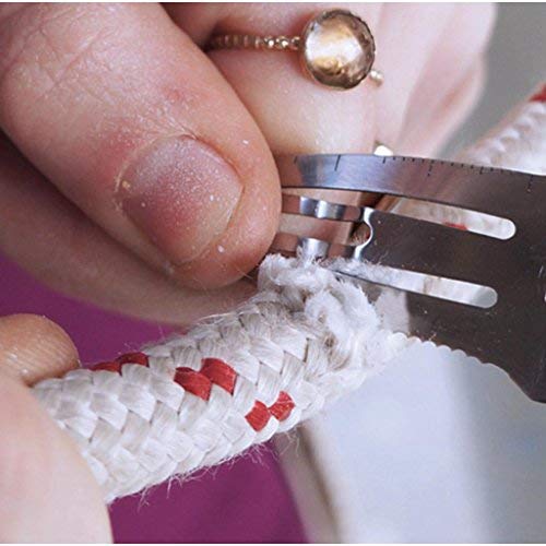 Mini Multitool Clip - Multi-Functional Tool Hair Clip Works As A Screw Driver, Wrench, Ruler, and Serrated Knife, Original - Thumbnail 3