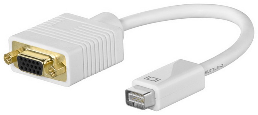 Goobay 31744 Mini DVI/VGA adapter cable - Mini DVI plug > VGA female (15-pin)
