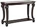 Ashley Furniture Signature Design - Norcastle Sofa Table - Rectangular - Dark Brown