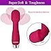 ARJOSPO Mini Wand Massager Handheld Therapeutic Travel Size with 16 Vibration Mode USB Rechargeable -Perfect Vibration Massage on Neck Back Foot Hand Pains and Sports Injury