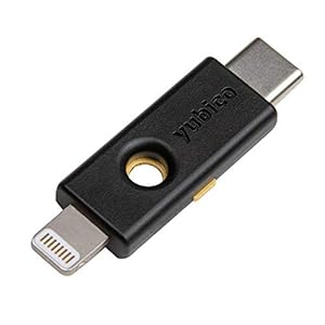 Yubico-YubiKey-5Ci-Two-Factor-Authentication-AndroidPCiPhone-Security-Key-Dual-Connectors-for-LightingUSB-C-FIDO-Certified-USB-Password-Key-Protect-Online-Accounts-with-More-Than-a-Password- Yubico Y-291 - YubiKey 5Ci - Two-factor authentication security key for Android/PC/iPhone, dual connectors for Lighting…