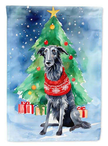 Caroline's Treasures DAC3639GF Scottish Deerhound Christmas Garden Flag Mailbox…