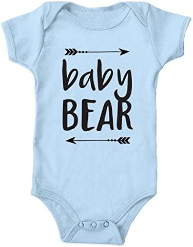 Tickled Teal Baby Bear Baby Onesie