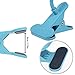ITART Cell Phone Holder Universal Plastic Flexible Long Arms Gooseneck Clip Clamp Stand Cradle Mobile Lazy Bracket - Blue