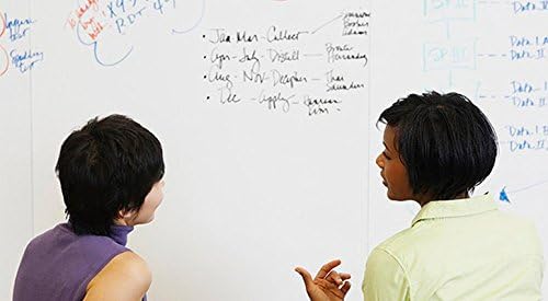 Fleave Self-Adhesive Whiteboard Removable Chalkboard Wall Sticker for Home and Office 35.4" x 78.7", White