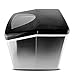 Yongtong Countertop Ice Maker, Automatic Icemaker Machine Producing 33Lbs per Day - 3 Selectable Cube Sizes, with Easy-Touch Buttons & LED Display, Stainless Steel, 3.3L(3.5QT) Capacity (Silver 2)
