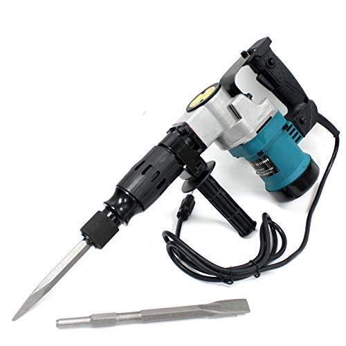 9TRADING 3000BPM 1-1/2" Electric Demolition Jack Hammer Concrete Breaker With Chisels Bits - Thumbnail 5