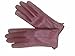 MARZE Women Leather Gloves for Driving Texting Daily Dress Touchscreen Winter Gloves (Burgundy)