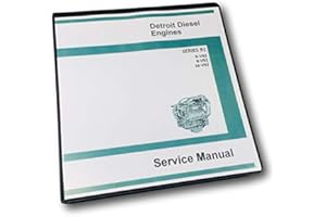 AGPUBS Gm Detroit Diesel Series 92 V92 6V92 8V92 16V92 Engine Service Manual Shop Book