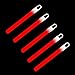 Lumistick 4 Inch Glow Sticks with Detachable Connectors & Strings | Kid Safe Non-Toxic Party Packs Available in Bulk & Color Varieties | Keeps Glowing up to 12 Hours (Red, 25 Glow Sticks)