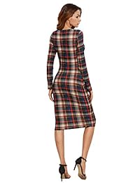 Vestido elegante para mujer en corte de lápiz con manga larga para utilizar en el trabajo, de negocios o en un coctel de la marca MakeMeChic