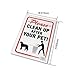 Plastic Sign - Please Clean Up After Your Pet 8.5 In x 12