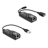 V.TOP USB 2.0 Ethernet Network Extender Over RJ45 CAT5 / CAT6 / CAT7 Compatible for Windows 10 / Mac OS 10.15 / Ubuntu 18.04 LTS - 19.10