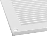 EUROPLAST 400x150mm White Metal Air Vent Grille with Insect Mesh view 5