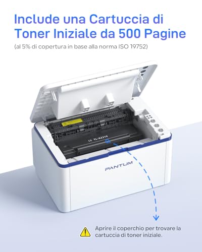 PANTUM BP2309W WiFi Laser Printer Black and White 20 ppm Bluetooth USB Compact Mini Single Function Portable Printer for Home Small Office