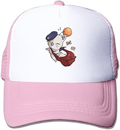 Delivery Moogle Final Fantasy Kids Custom Hiphop Cap One Size Fits Most Dancing Mesh Cap Adjustable