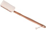 minkissy Natural Loofah Bath Brush Long Handle Exfoliating Shower Scrubber for view 5