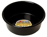 Miller Manufacturing P-5-BLACK 5-Quart Plastic Utility Pans, Black