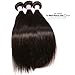 Beauty Forever Hair Brazilian Straight Hair 3 Bundles Unprocessed Virgin Human Hair Extensions Natural Color Can Be Dyed and Bleached (8 10 12)