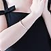 Menton Ezil Snow White Series Bangle Bracelet Womens Fashion Jewelry with AAA Cubic Zirconia Crystal