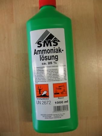 Salmiakgeist Ammoniak Losung 25 Reinigen U Entfetten Amazon De Baumarkt