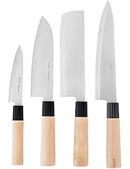 Premium Sushi & Sashimi Chefâ€™s Knives â€“ Set of 4 Knives - Ultra High Carbon Steel Blades