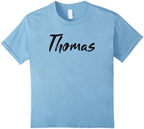 Kids Thomas Name T-Shirt | Proud Man Hero Tee 4 Baby Blue
