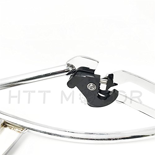 XKMT Group Chrome Detachable 2-Up Luggage Rack For Harley Street 500 750 XG500 XG750 15-17