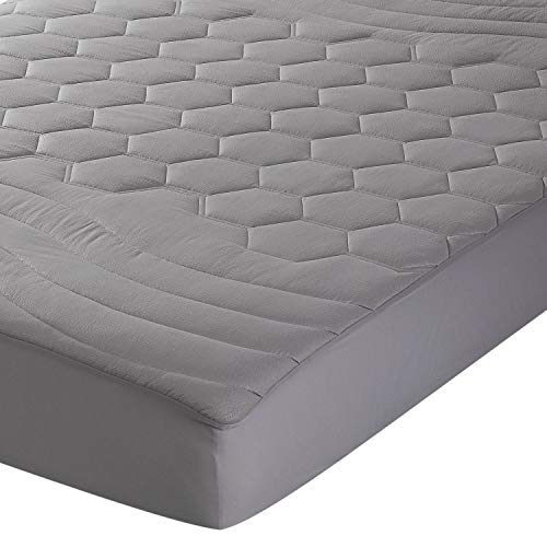 Bedsure Queen Mattress Pad Deep Pocket Quilted Mattress Cover for Queen Bed PillowTop Mattress