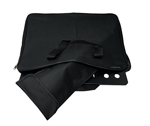 Tetra-Teknica Essential Series EMS-02B Three Section Collapsible Sheet Music Stand with Carry Bag, Color Black - Thumbnail 4