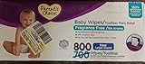 Parents Choice Fragrance Free Baby Wipes (800 Count)