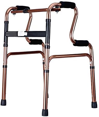 XRX Bariatric Walker for Seniors and Handicapped, Extra Wide Adjustable Folding Walker with Heavy Duty Support and Dual Release Locking, Mobility Assistance for Tall and Large Individuals