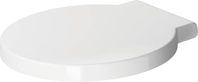 Duravit Starck 1 Toilet Seat Soft Close Urea Thermoset White Stainless Steel