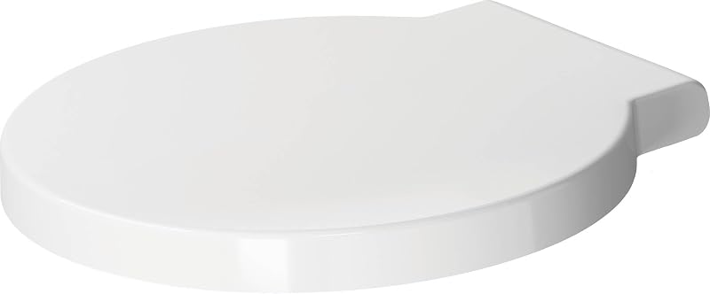 Duravit Starck 1 Toilet Seat Soft Close Urea Thermoset White Stainless Steel