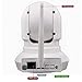 BAVISION Wifi Wireless IP Camera Home Security Cameras For Monitor Baby/Edler/Pet/Dog Pan Tilt Night Vision Plug/Play with Two-Way Audio White