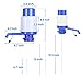 Drinking Water Pump, Manual Water Bottle Pump with Water Switch for 3 5 6 Gallon Jug