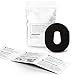 SIMPATCH Adhesive Patch for Dexcom G6 - Pack of 25 - Multiple Colors Available (Black)