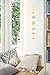 Mkono Moon Phases Garland Wall Hanging Decor for Room Dorm Office, Gold
