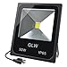 GLW Super Bright 50W Flood Light,Outdoor IP65 Waterproof Security Light,300W Halogen Bulb Equivalent with US 3-Plug,6000K,4500lm,110V Daylight White Wall Light