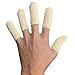 Evridwear Cotton Finger Cots Cotton Cushion 20PCS for Cracked Skin, Eczema, Calluses, Moisture Wicking, Finger Protection for Men & Women (Short Length)