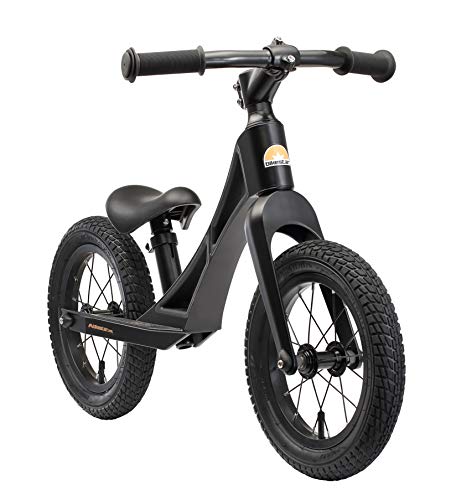BIKESTAR Magnesium (superleicht) Kinderlaufrad Lauflernrad Kinderrad für Jungen und Mädchen ab 3-4 Jahre | 12 Zoll Kinder Laufrad BMX Ultraleicht | Schwarz | Risikofrei Testen – Bild 3