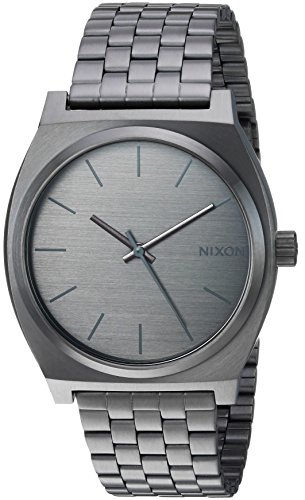 Nixon Men's 'Time Teller' Quartz Stainless Steel Casual Watch, Color:Grey (Model: A0452090)
