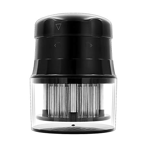 HouseHoo Meat Tenderizer, Professional Stainless Steel Meat Tenderizer Tool with 56-Blade, BBQ Tenderizer for Meat, Steak, Fish, Meat Tenderizer Needle, Manual Meat Tenderizer and Kitchen Accessories