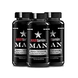 HAIRtamin MAN Formula - Fast Hair Growth Biotin Vitamins Gluten Free thirty Vegetarian Capsules Supports Stronger Longer Thicker Hair Reduces Hair Loss and Thinning All Natural Supplement six pack