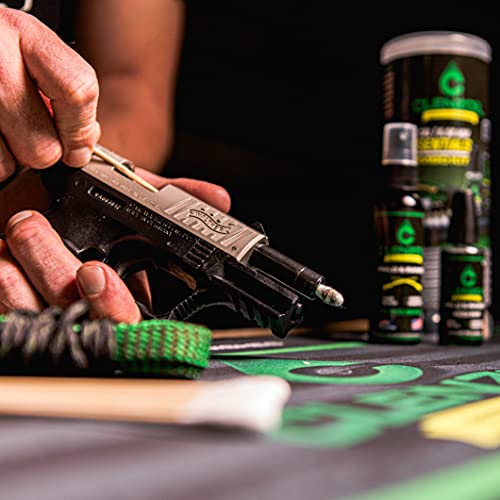 CLENZOIL Field & Range Pistol & Rifle Essentials Gun Cleaning Kit CLP Spray & Oiler with Bore