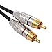 ammoon 1 XLR Female to 2 RCA Male Plug Stereo Audio Cable Connector Y Splitter Wire Cord (3M)
