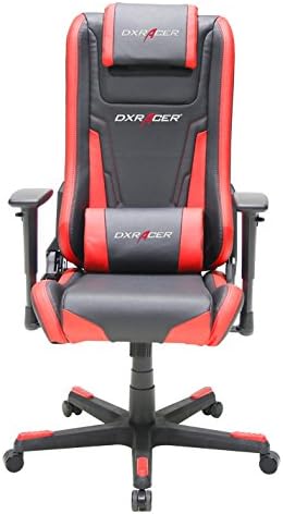 DXRacer OH/EA01/NR Elite Series Black and Red Gaming Chair - Includes a lumbar cushion