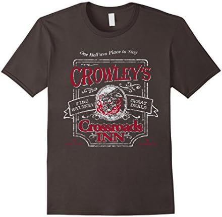 Mens CROWLEY'S Crossroads INN Tshirt Medium Asphalt