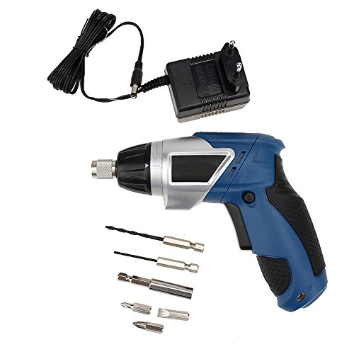Click Here to See More Images Whitelotous 4.0V Electric Rechargeable Battery Cordless Screwdriver Drill Bits Set (EU plug)
