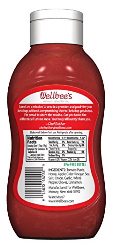 Wellbee's Honey Ketchup - Paleo & SCD Approved - No Preservatives! (16.5 oz)
